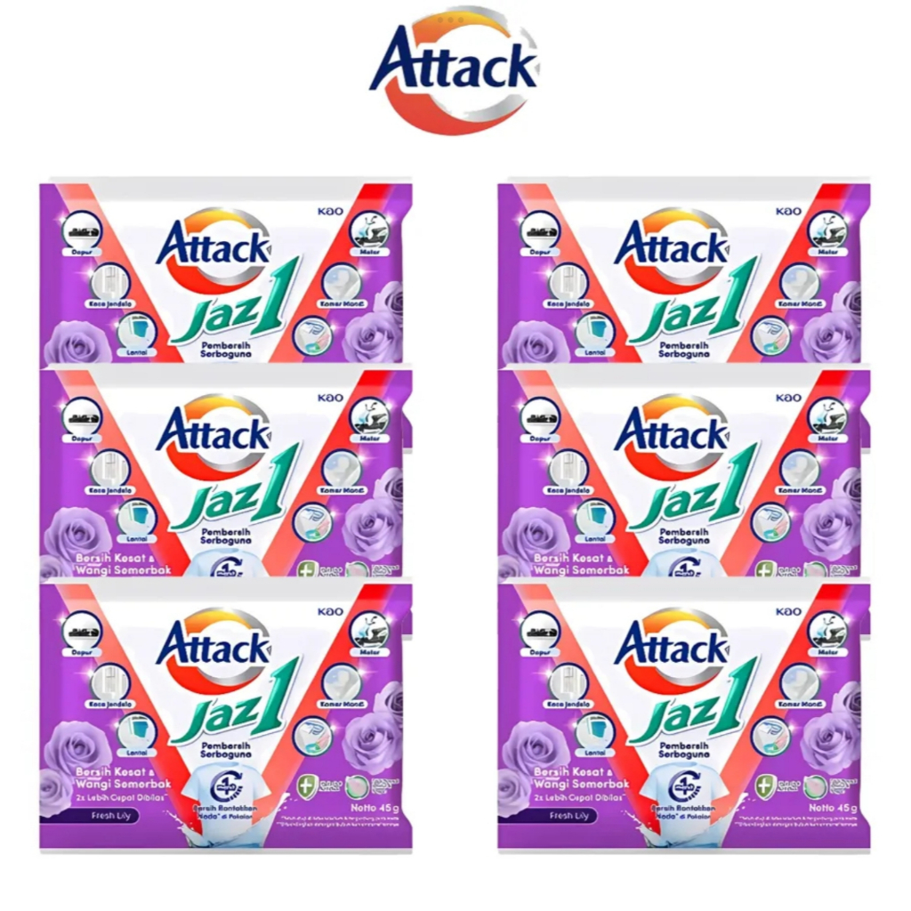 ATTACK JAZZ 1 DETERGENT BUBUK SACHET