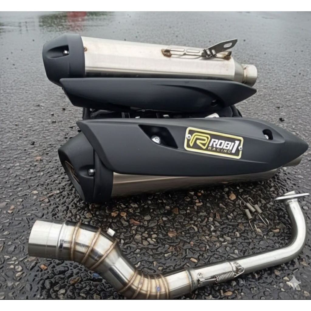 KNALPOT STANDAR RACING BAS ADEM NMAX AEROX VARIO KNALPOT MATIC