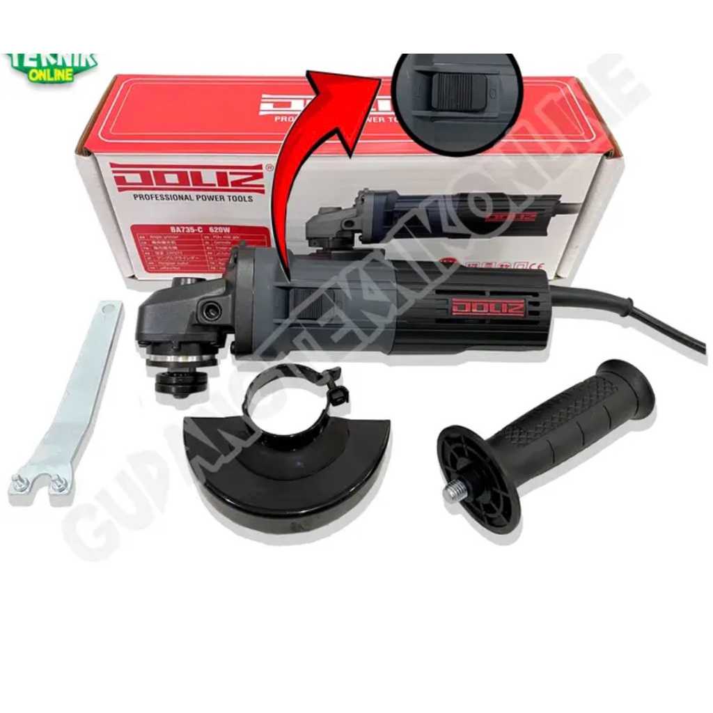Gerinda tangan 4 inc doliz / gerinda listrik doliz