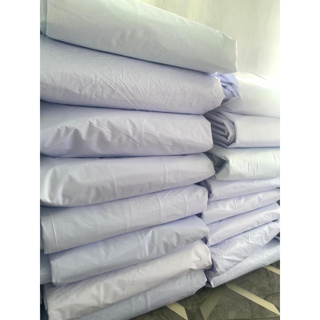 BANNER/SPANDUK PUTIH POLOS UKURAN 2X4 METER