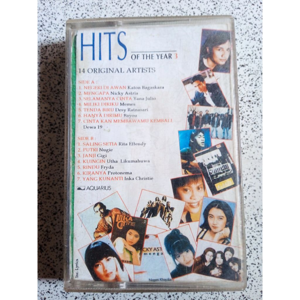 Kaset pita Hits OF THE YEAR