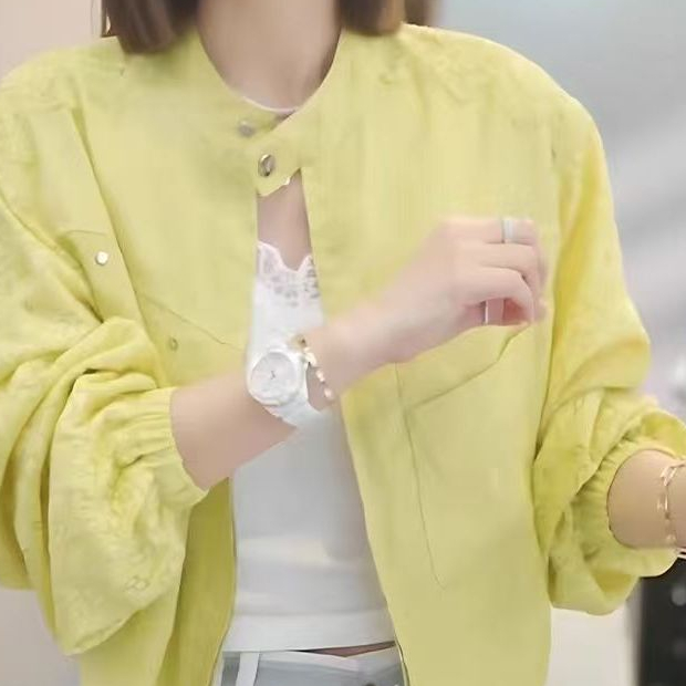 Jaket Seragam Bisbol Pendek, Jaket Kasual Tipis Semua Cocok