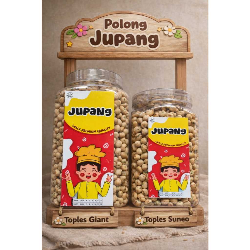 TOPLES 2 LITER : KUE LEBARAN KACANG POLONG JUPANG 2 LITER DAN 1 LITER