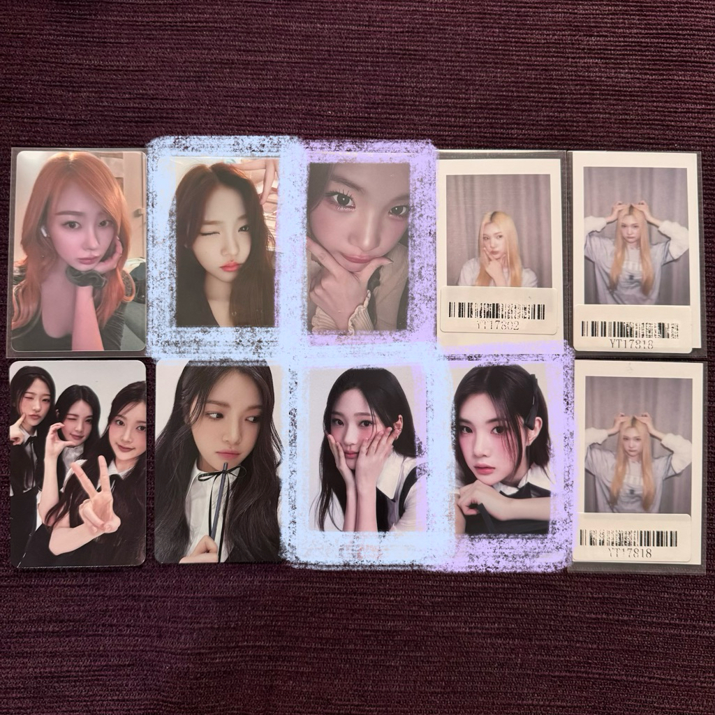 pc (photocard) aespa giselle japan md hearts2hearts the chase stella mubeat juun musicart kms polaro