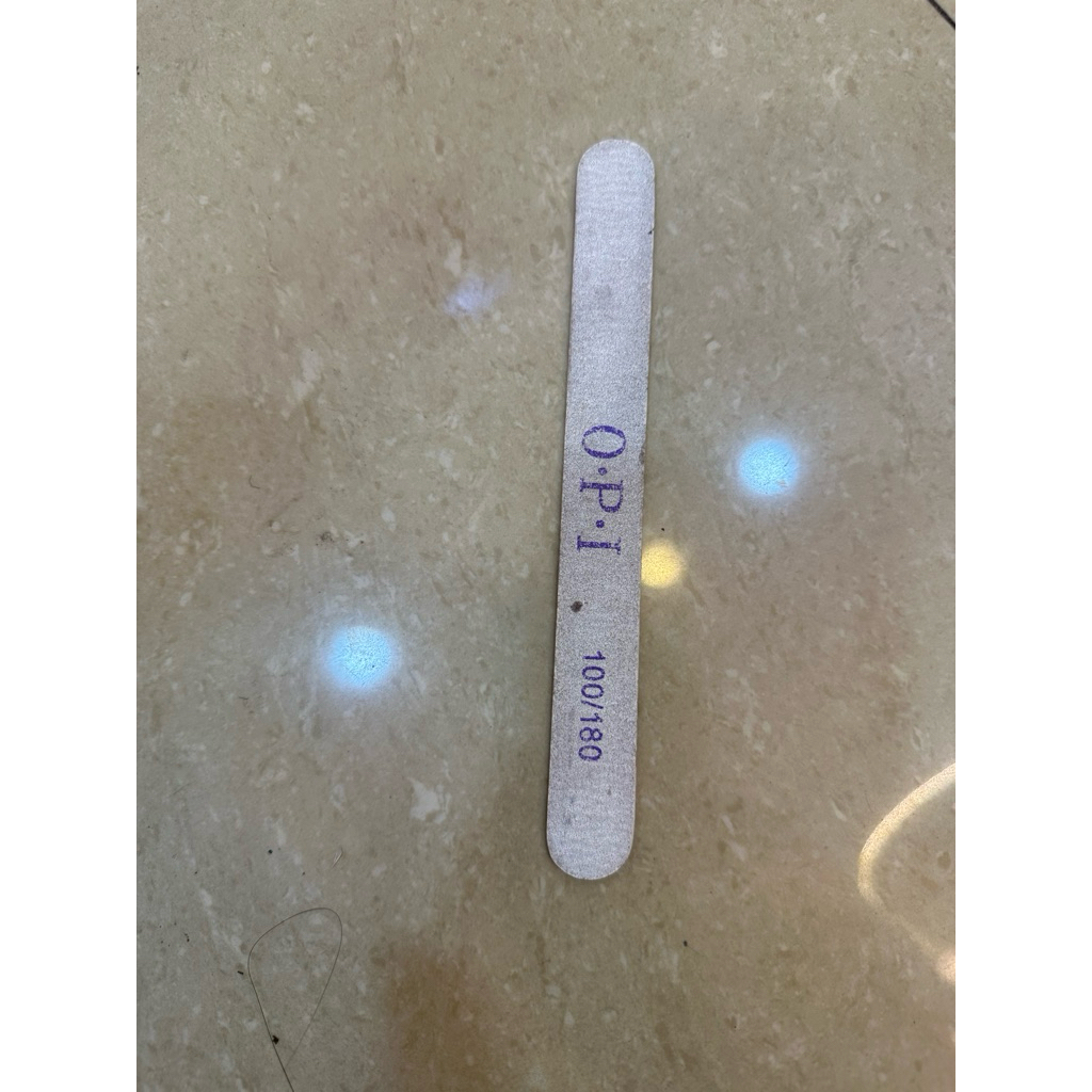 preloved Pengasah Kuku 100/180 O.P.I Nail Grit Kikir Kuku Nail FIle Diamond Kikir / Nail Shaping