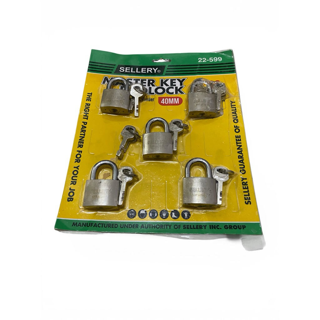 gembok sellery master key harga per SET / gembok gudang / gembok pagar rumah / kunci gembok
