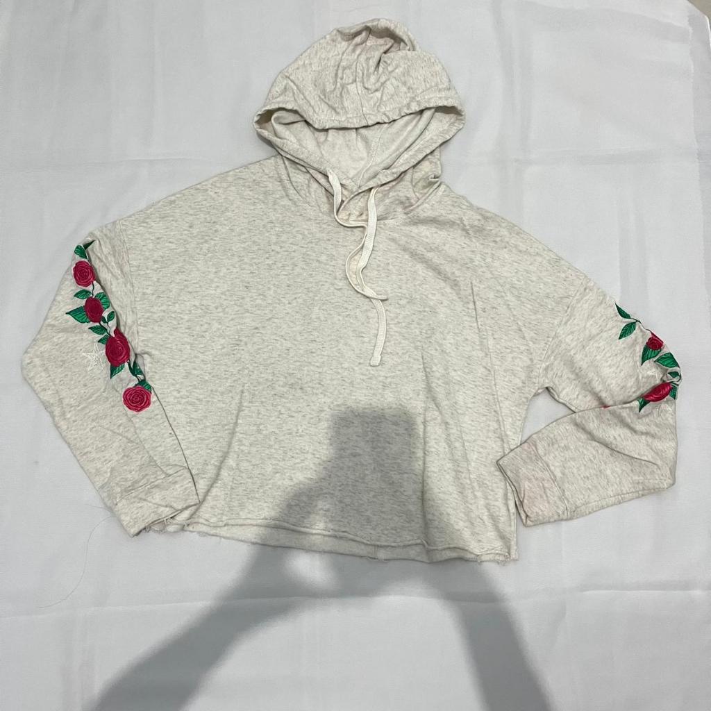Hoodie Crop Preloved Wanita