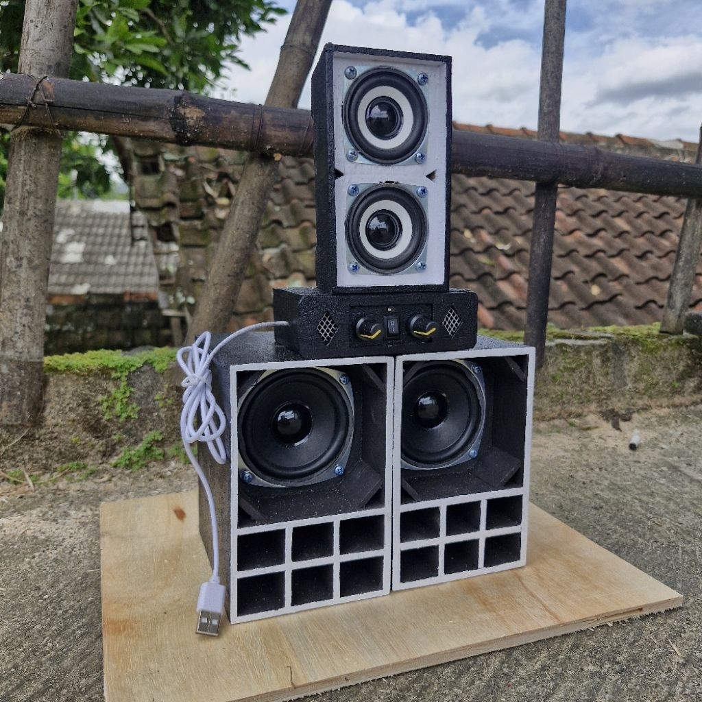 paket sound miniatur 3 inch box boster