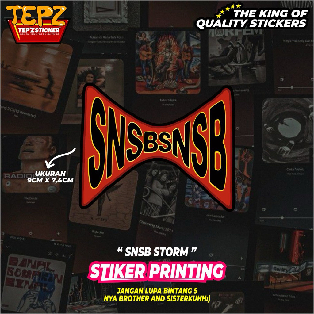 STIKER STICKER (SNSB STORM) STIKER BAND|STIKER METAL|STIKER TUMBLR|STIKER AESTHETIC