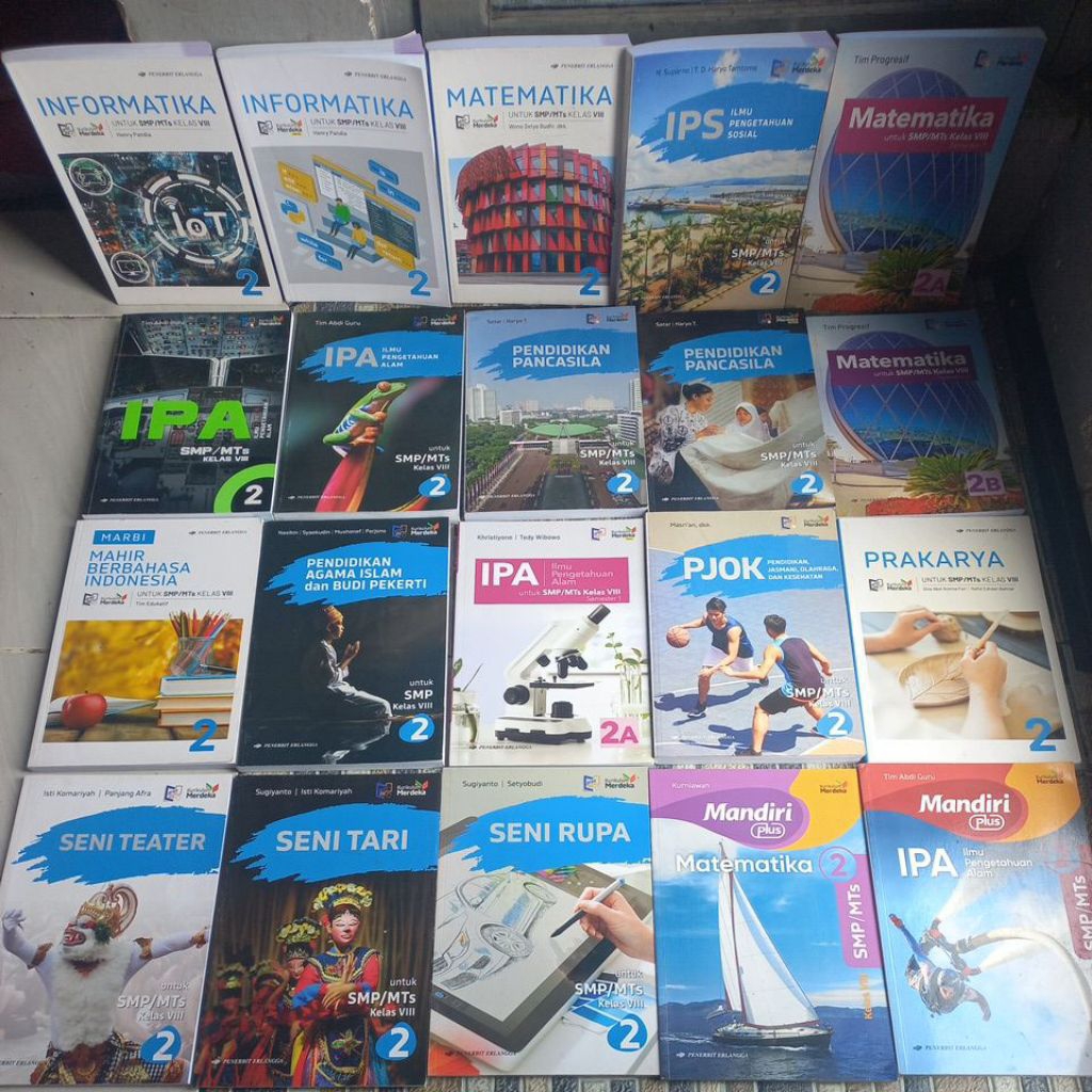 Buku Erlangga SMP kelas 2