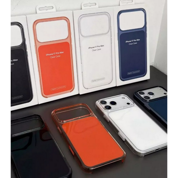 Clear Case Magsafe Animation Iphone 17 Pro Max | 17 Pro Hard Cover Casing Magnetic colour Animasi Ha