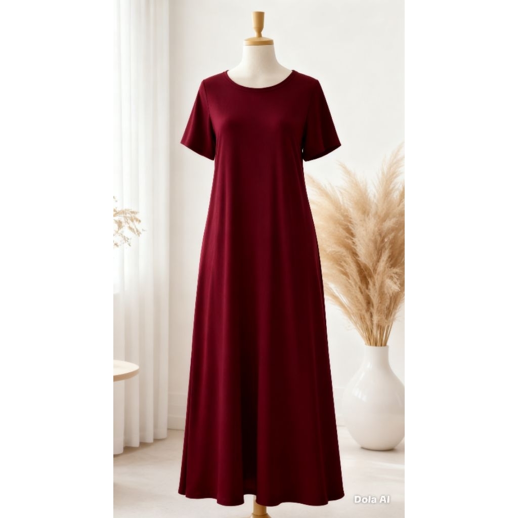 Basic Home Dress|Daster Kekinian|Daster Modern|Homedress|Korean Dress|Daster polos|Homedress Kekinia