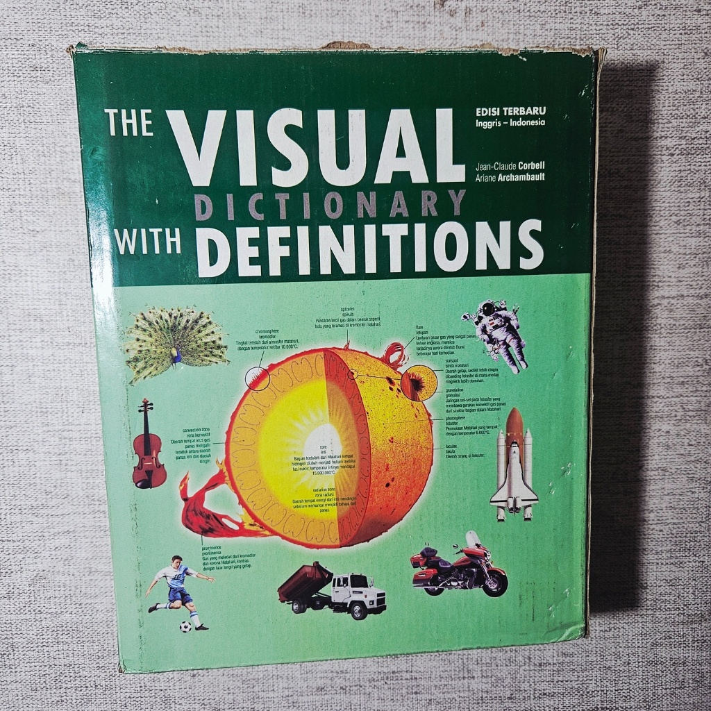 Buku The Visual Dictionary with Definitions Edisi Terbaru Inggris Indonesia: Jean Claude Corbeil Ari