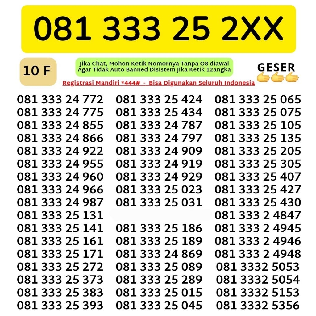 Nomor Cantik SIMPATI 11DIGIT TELKOMSEL 4G 5G 3GB Kartu Perdana Simpati Telkomsel 11digit Nocan Simpa