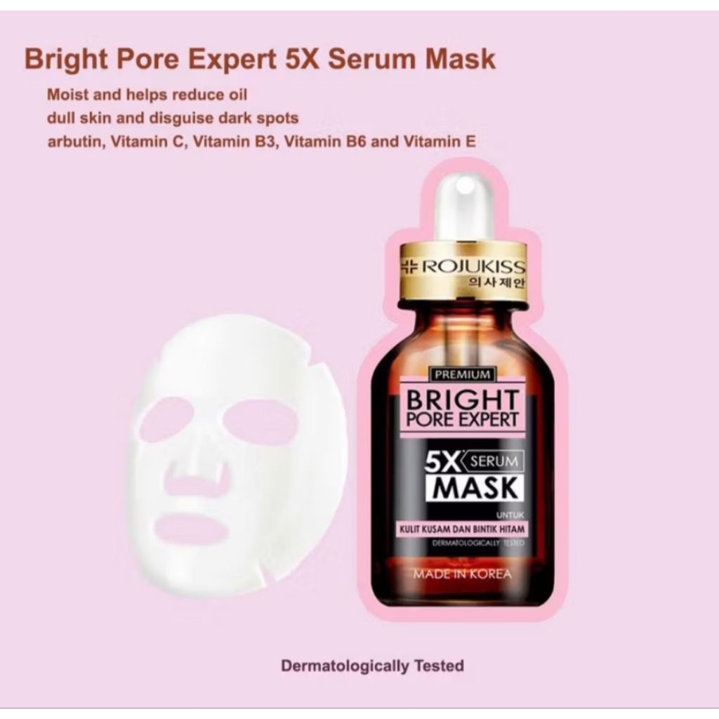 Rojukiss Bright Pore Expert 5X Serum Mask