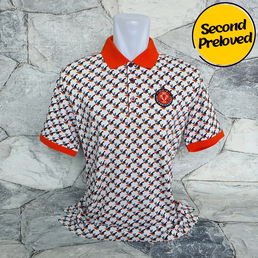 Baju Kaos Polo JDX - Size XL / LD 56 cm - Original - Used