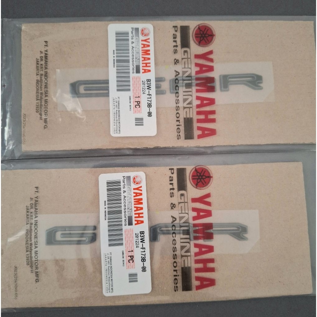 Emblem Yamaha Gear 125 Original Timbul