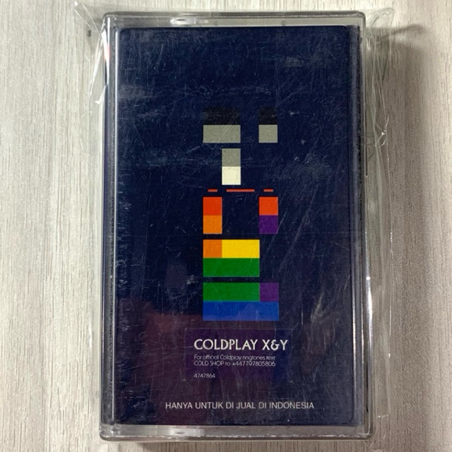 KASET COLDPLAY - X & Y (USED/VG+)