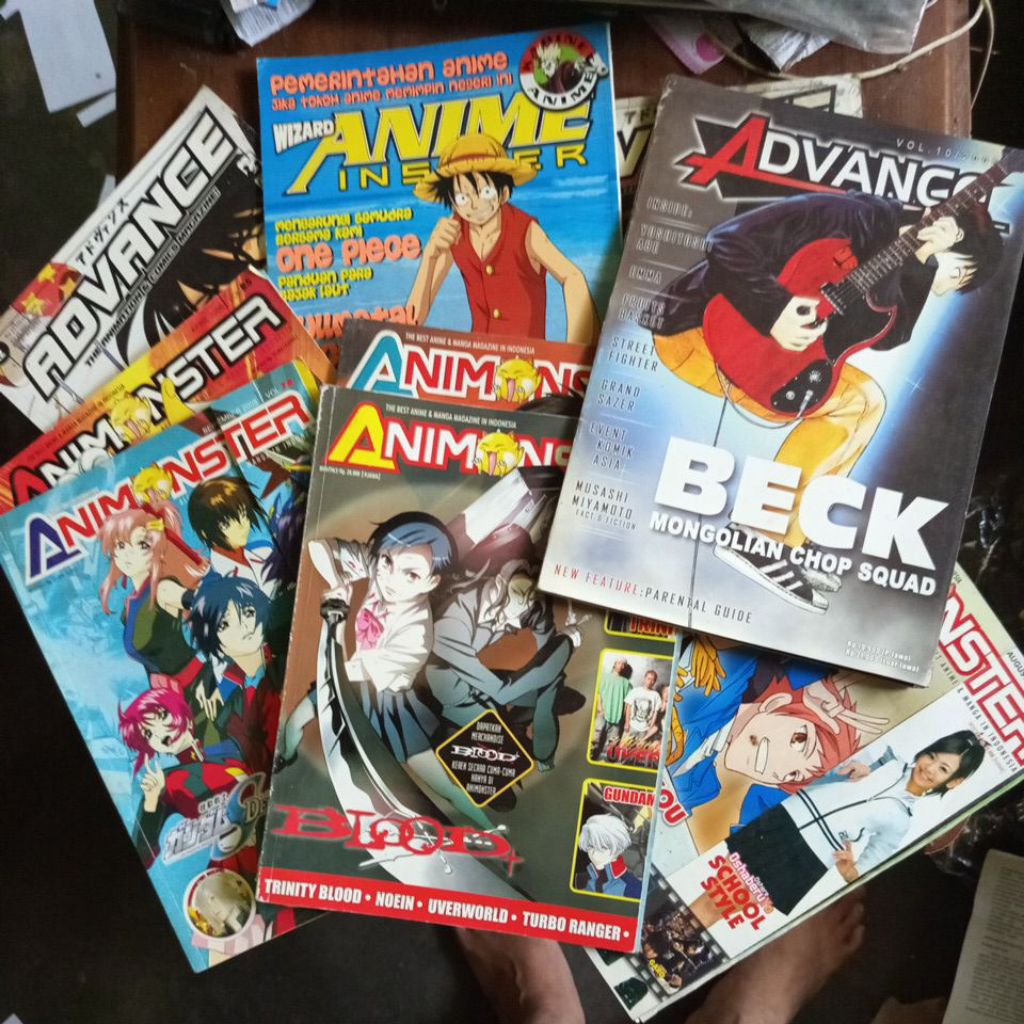 Buku Majalah Anime Animonster Advance DLL Bahasa Indonesia