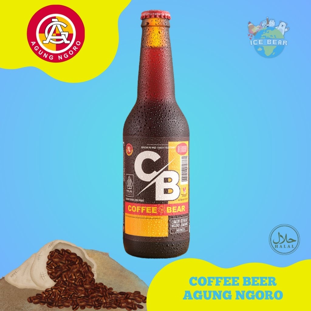 Minuman Bersoda Agung Ngoro 1 Botol - Coffee Beer 320ml