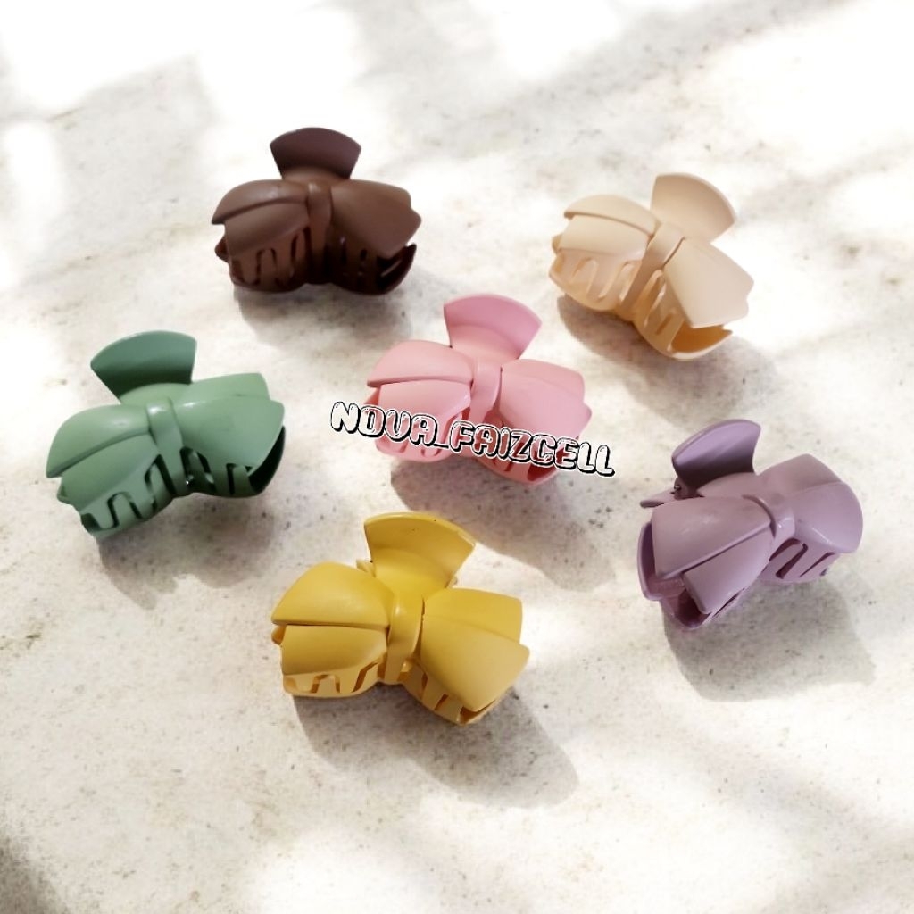 Jepit Rambut Korea Pita Sedang 5,5CM Seri Pastel Doff / Matte Jepitan Premium  Wanita Dewasa Korea