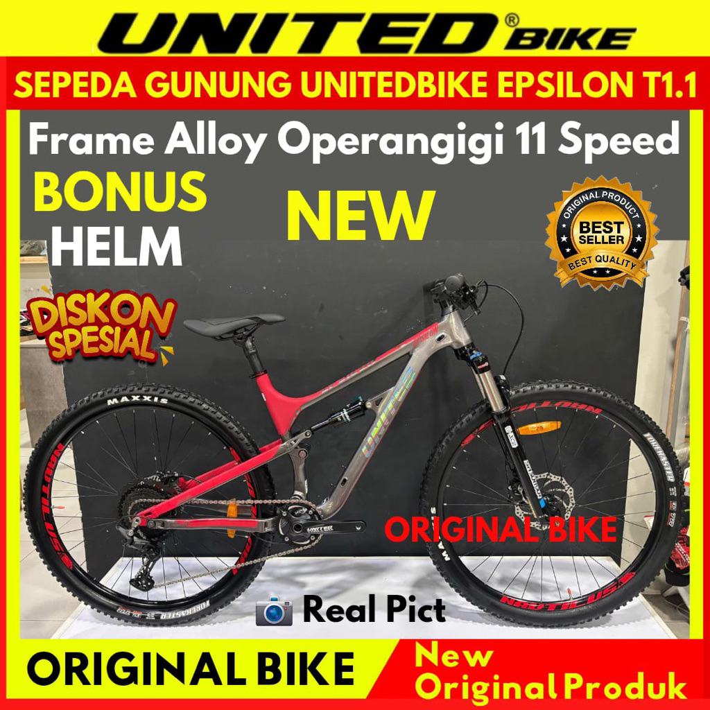 SEPEDA FULLSUS 29 MTB UNITED EPSILON T1.1 NEW