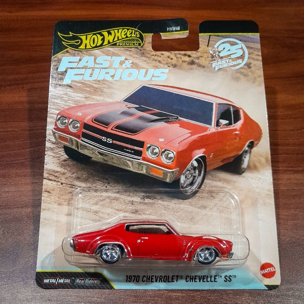 HOT WHEELS PREMIUM 1970 Chevrolet Chevelle SS - Red