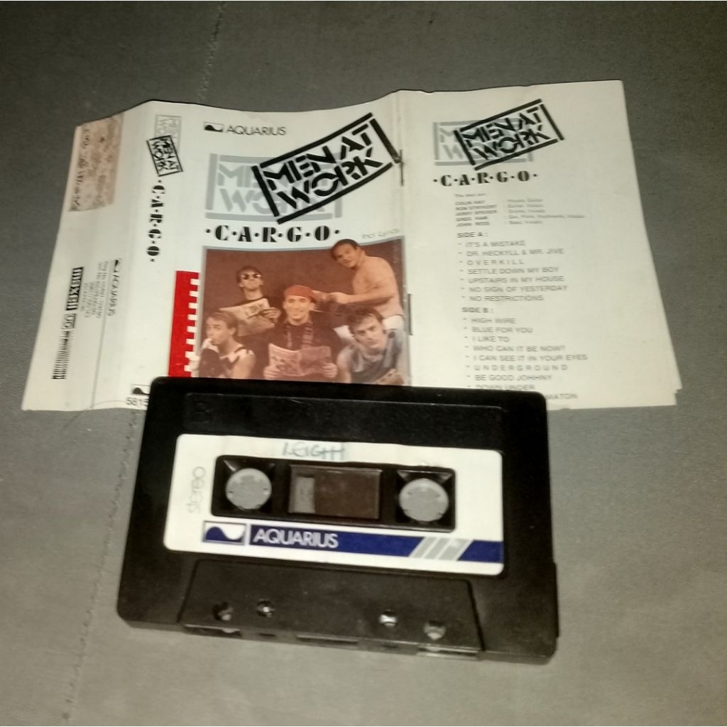 Kaset pita:men at work-Cargo