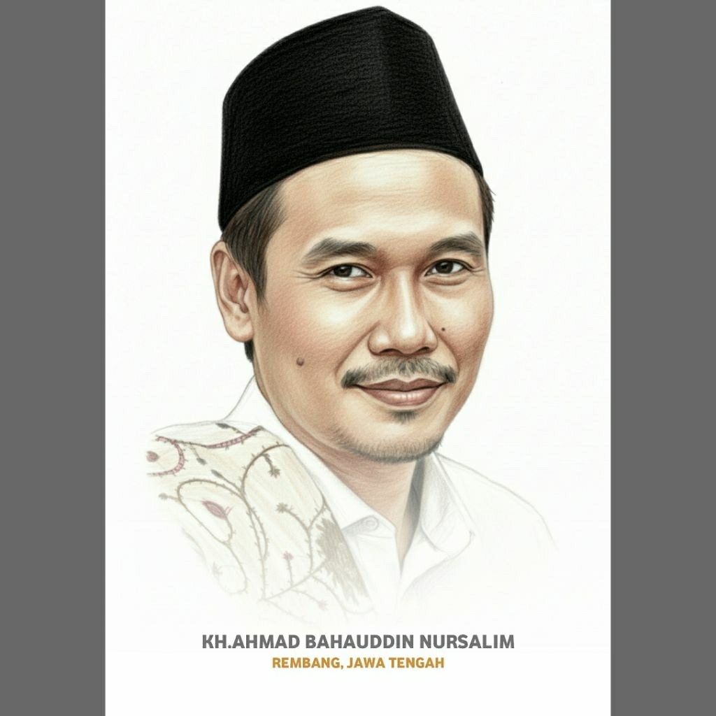 Poster Foto Gus Baha | KH.A Bahauddin Nursalim