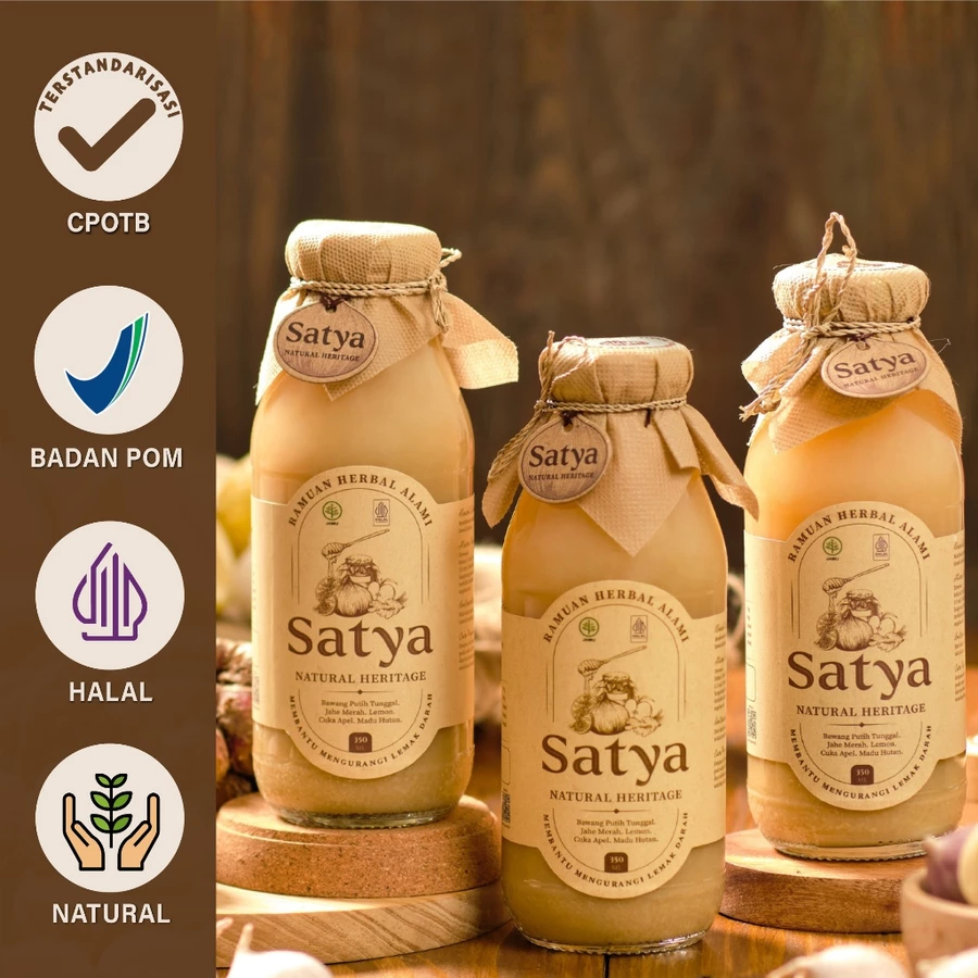 Satya Natural Juice Paket 2 Botol Gratis 1 Botol BPOM Halal