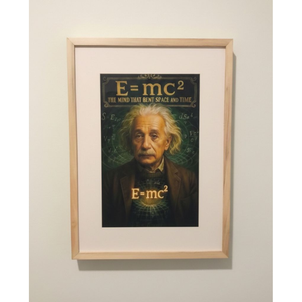 Poster Kanvas Einstein