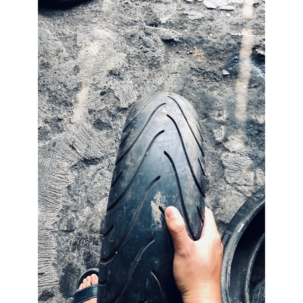 Ban michelin pilot street radial 150/60 17 kondisi 90%