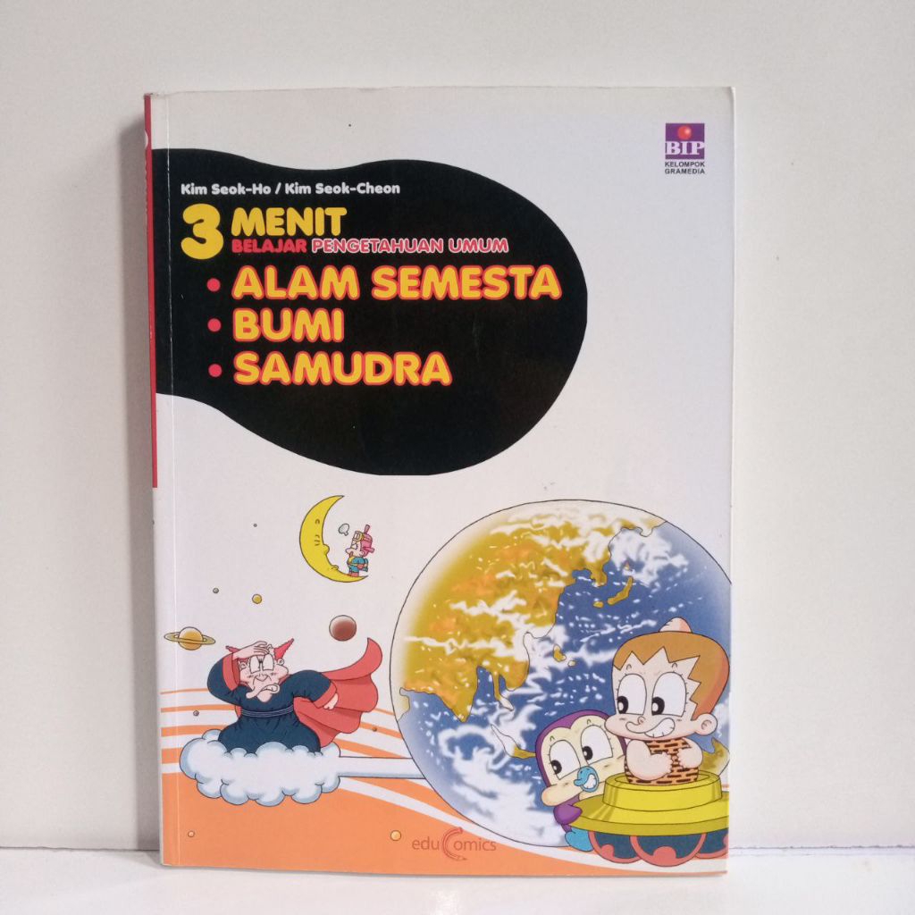 Buku 3 menit belajar pengetahuan umum alam semesta bumi samudra