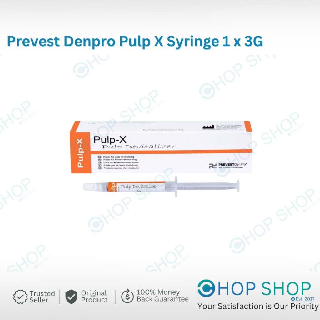 ORIGINAL Prevest Denpro Pulp X Devitalizer Non Arsen 1x3g Syringe