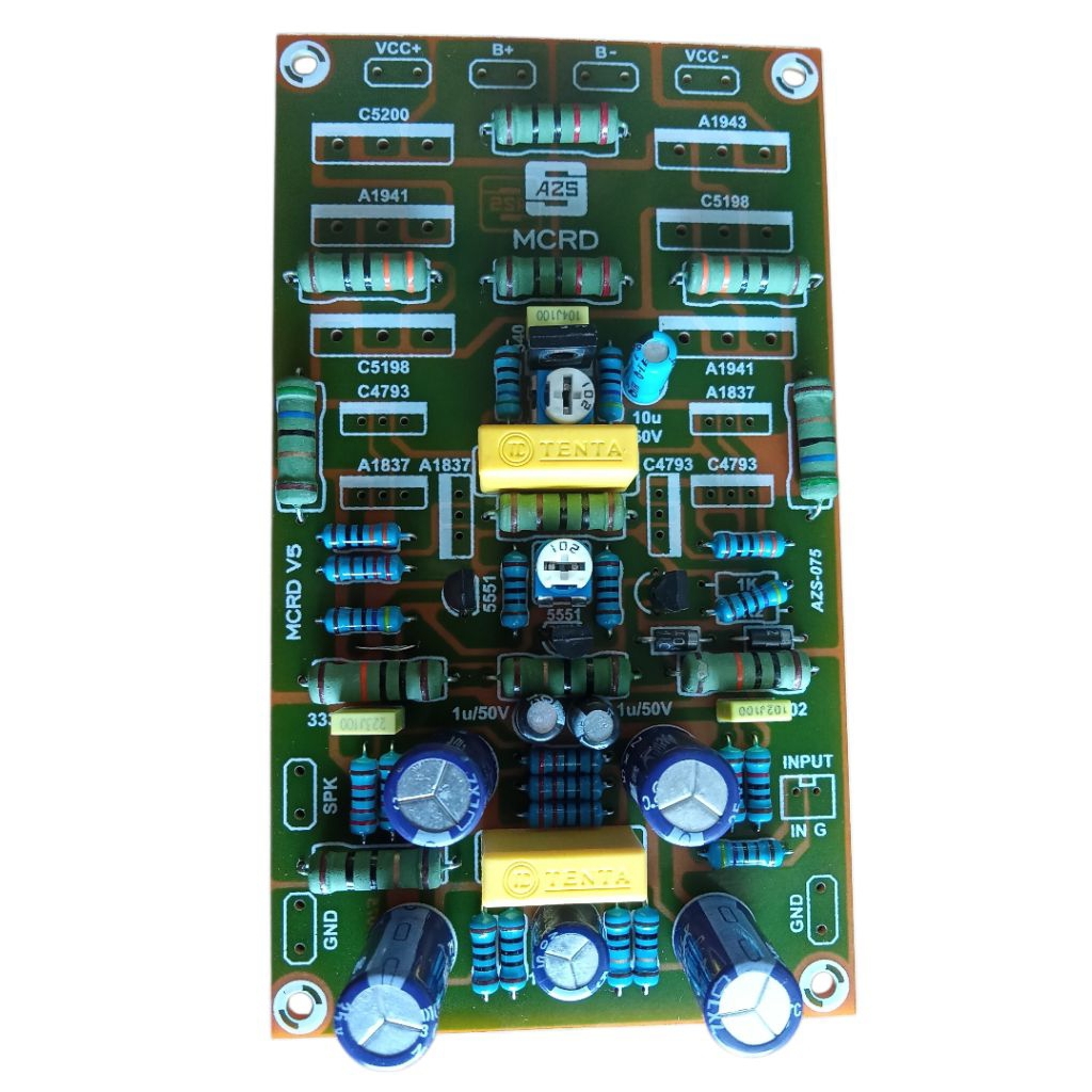 Pcb Power Mcrd V5 Plus Komponen Low Sub