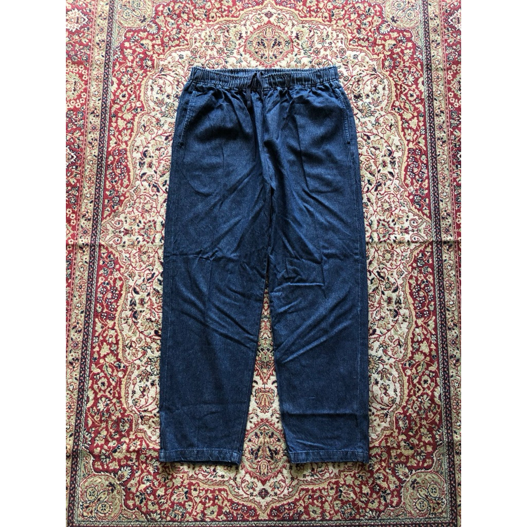 Celana Muji denim relaxed pants Vintage denim pants HH575
