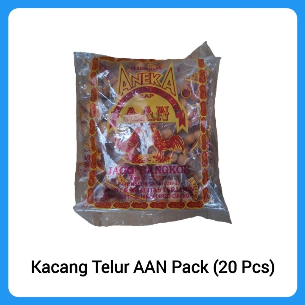 Kacang Telur Jago Bangkok Cap AAN isi 20 Pcs