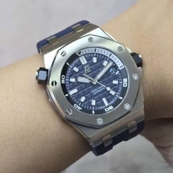 Jam tangan Automatic Swiss AP Summer Diver IPF Rubber strap Stainless steel fullset