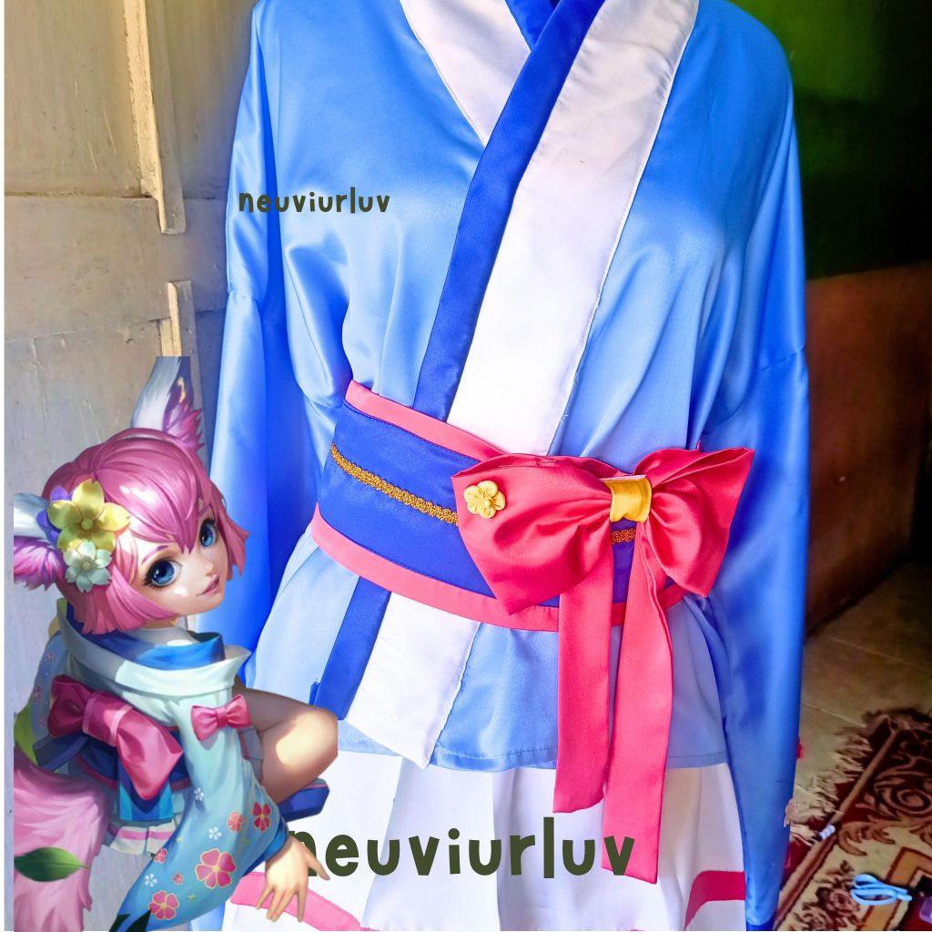 (acc cosplay) Pita Acc Obi Nana Wind Fairy Skin Cosplay