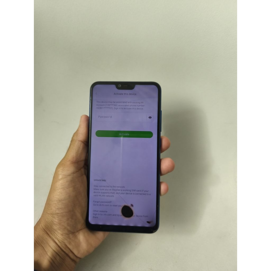 Xiaomi Mi 8 Lite Kondisi Minus – Baca Deskripsi –