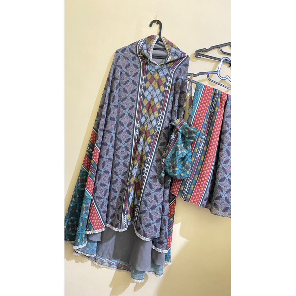 Mukena Si.Se.Sa Prayer Set by SISESA Original Butik Warna Pine Green