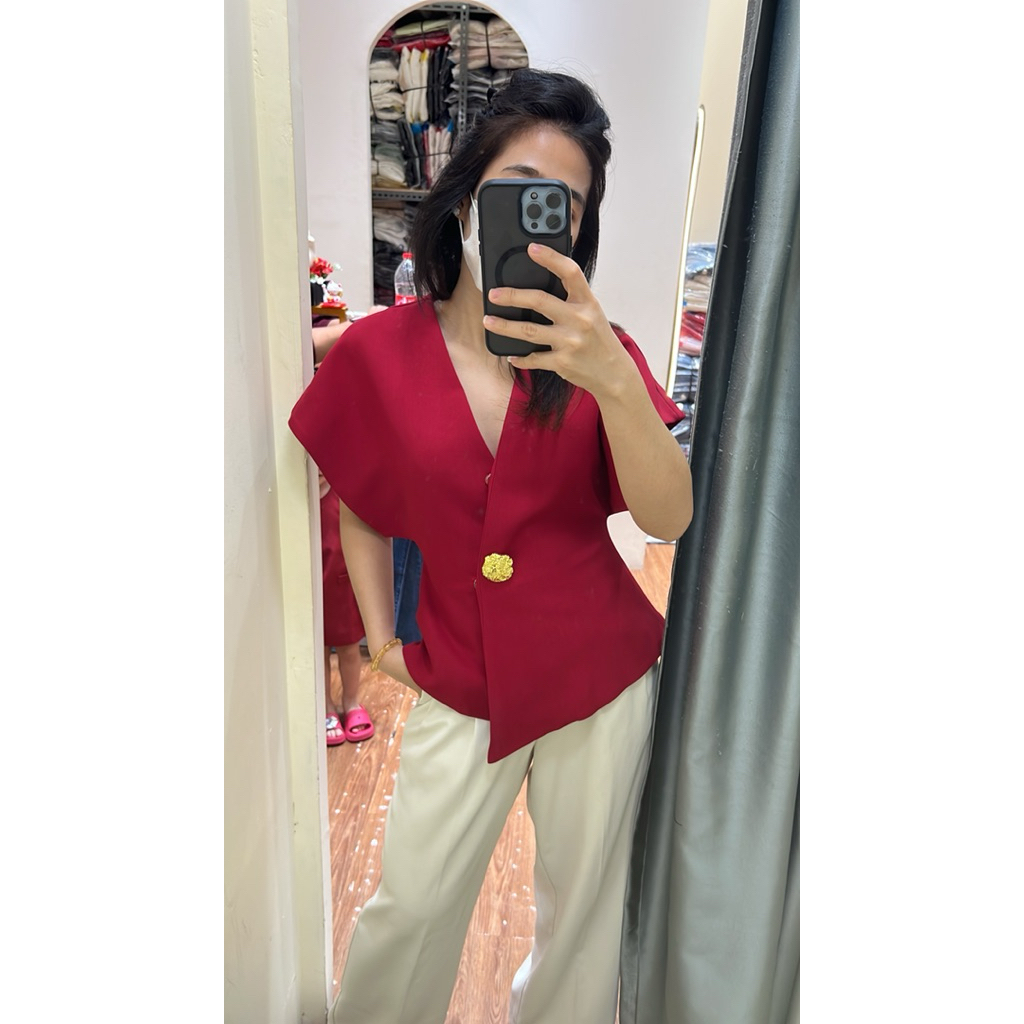 Fashion Imlek CNY N01 Atasan Import size M & L