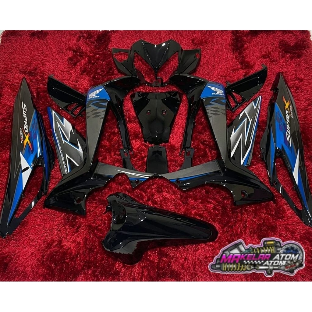 TERMURAH| full body halus full set motor Honda Supra x 125 new batman Original ABS