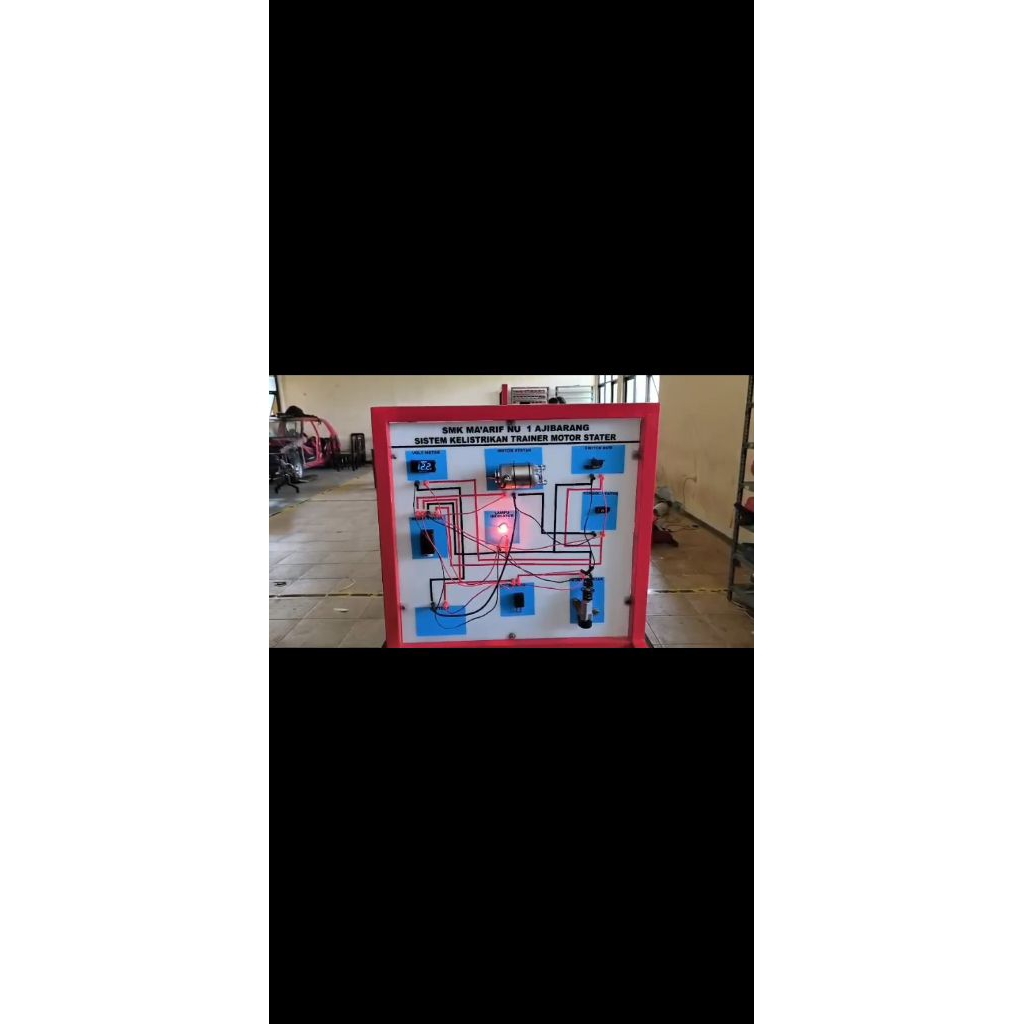 sistem kelistrikan trainer motor stater
