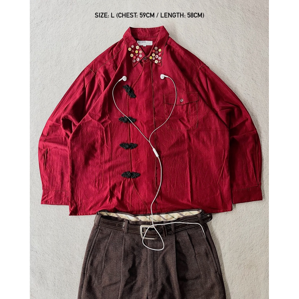 Cheongsam Boxy Shirt