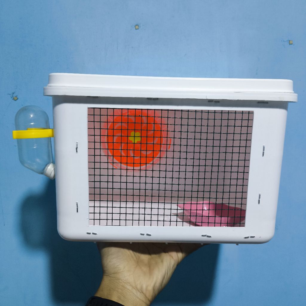 KANDANG BOX MODIF UNTUK HAMSTER, GERBIL, LANDAK MINI, REPTIL, DLL | UKURAN 8 LITER