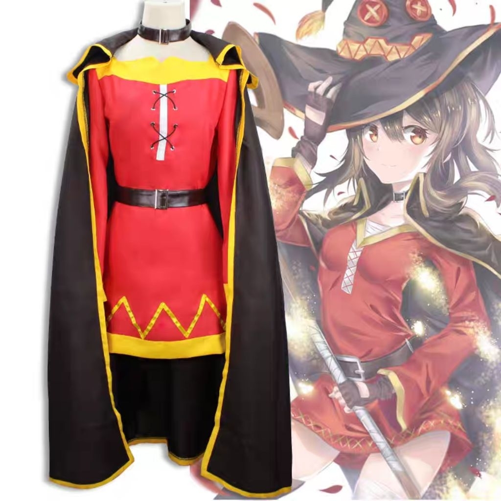 [PO] Megumin costum cosplay set anime konosuba
