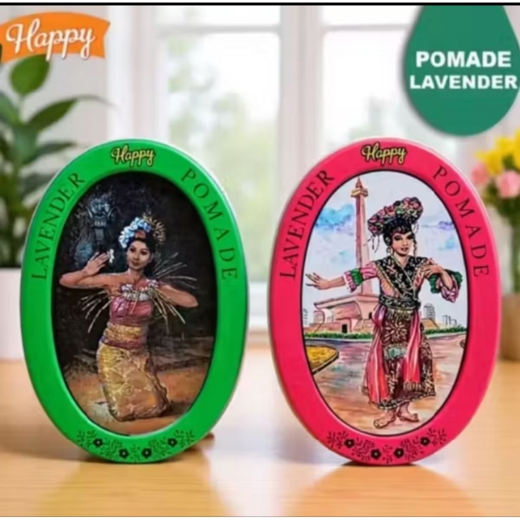 Minyak Rambut Happy Lavender Pomade Minyak Rambut 65gr