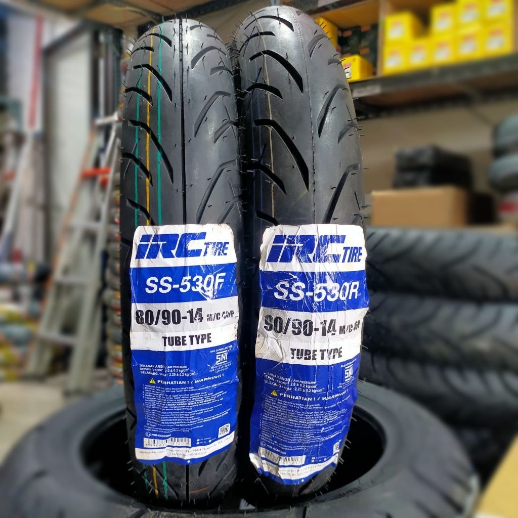 Ban Matic Irc 80/90-14 , 90/90-14 ban irc ss530f 80/90-14 ban irc ss530r 90/90-14 tubetype / bukan t