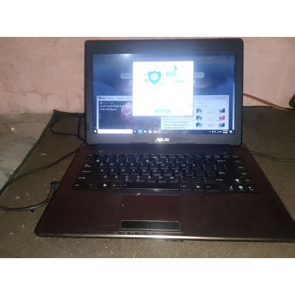 laptop asus x44h minus